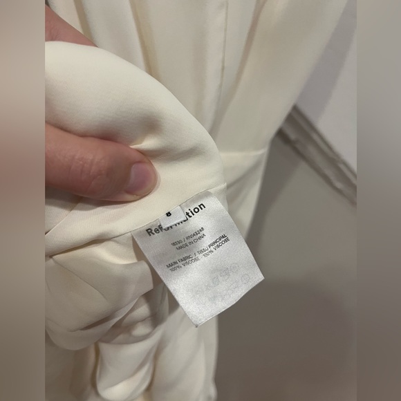 Reformation Butterfly Dress Ivory (Tailored smaller from size 8) - Picture 12 of 14